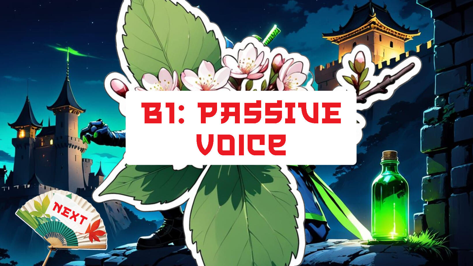 B2 Grammar - Ninja Theme